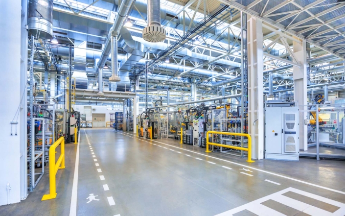 industrial plant interior